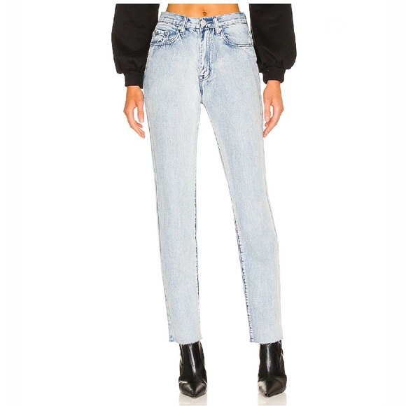 superdown Denim - SUPERDOWN Ramona Straight Jean in Vintage Blue Size 28
